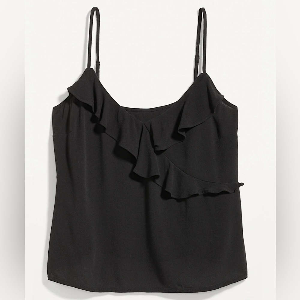 Old Navy Textured Faux Wrap Ruffled Cami